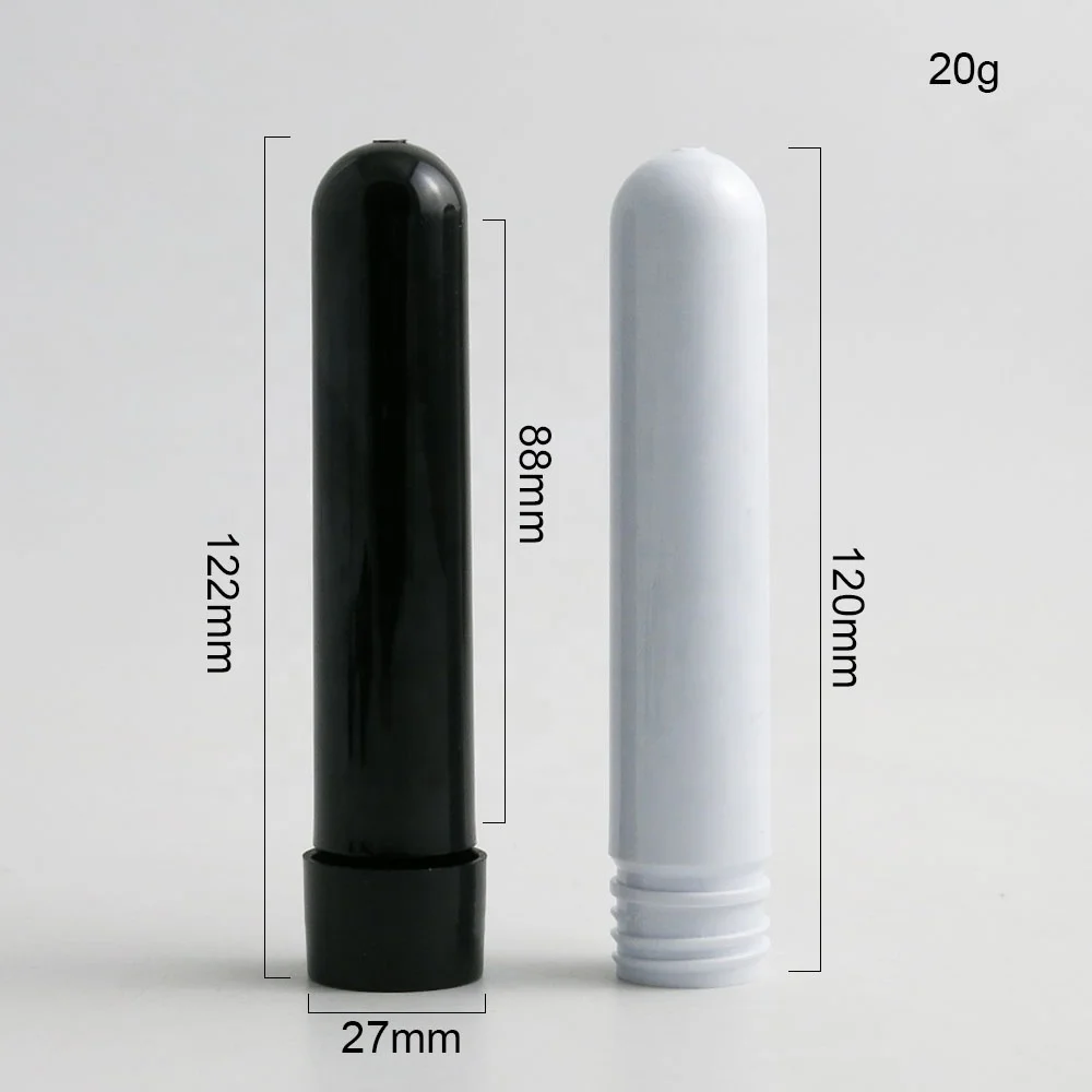 20ML Plastic Empty Cosmetics Tube Container Bottle PET  Refillable Bottles Mask Plastic Test Tube With Cap