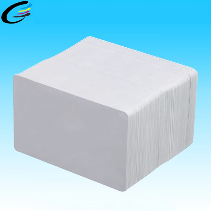 FCOLOR Factory Direct Supply 86mm*54mm*0.76mm Blank Business Card Sublimation PVC Card