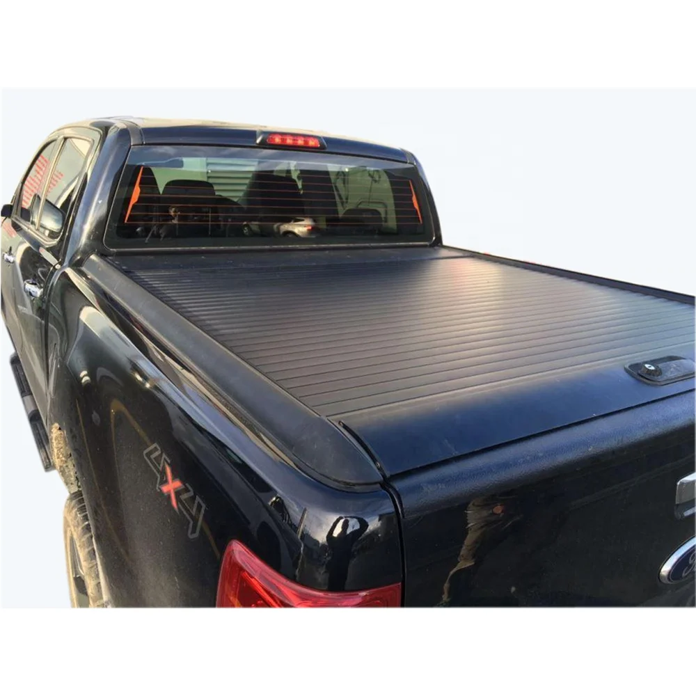 
Retractable pickup truck bed cover 4X4 Aluminum Roller Lid With Lock for Ram 