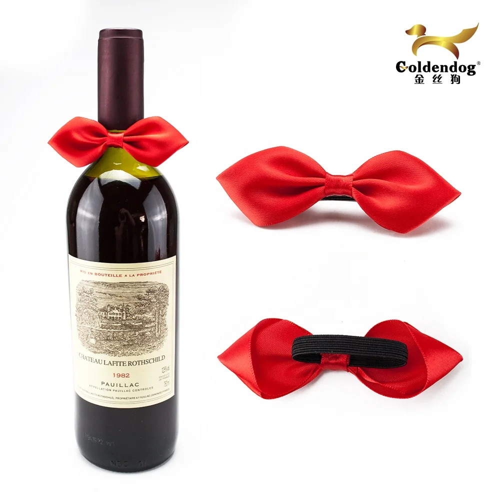 Premium Quality New Unique Style Wine Bottle Neck Decoration Bow Tie For Festival