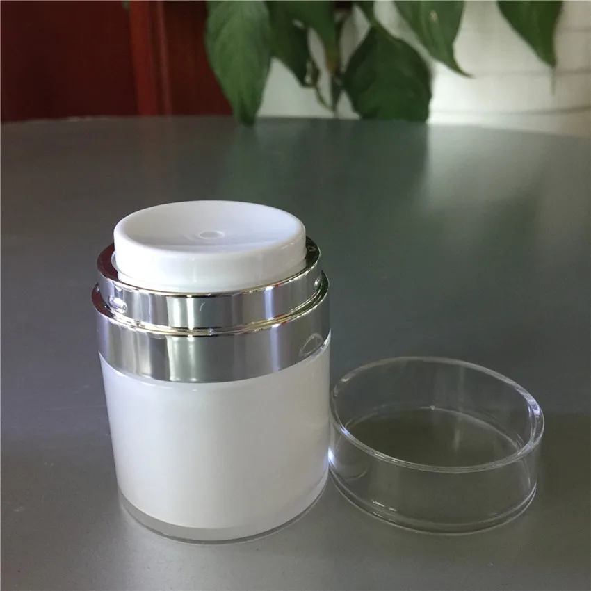 solide parfum conteneurs airless pump bottle moisturizer jar
