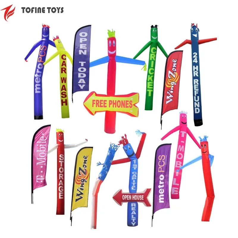 Custom Advertising  Air Tube Man Cheap Inflatable Clown Advertising Inflatable Sky Air Dancer