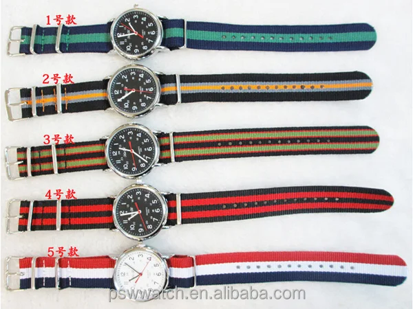 Fabric Color Strap Changing Watches Interchangeable Strap Watch