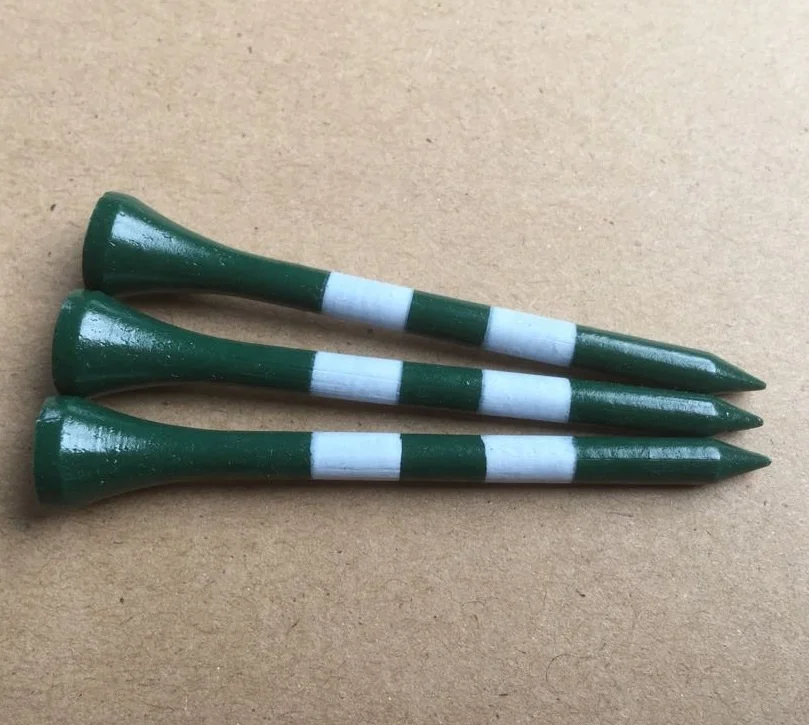 
high class factory price tees with two color stripes printed on shank 