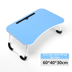 Low price wooden laptop desk MDF Board foldable laptop bed table