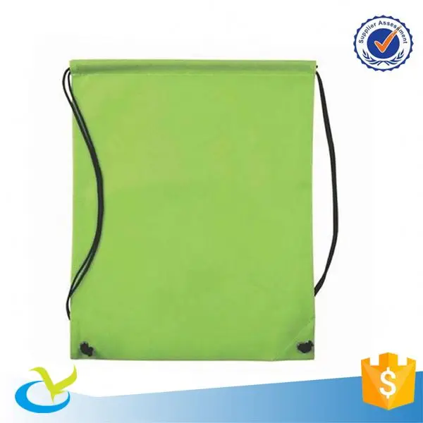 
Hot sale nylon 190t 210D polyester drawstring backpack, drawstring rucksack bag for gym 