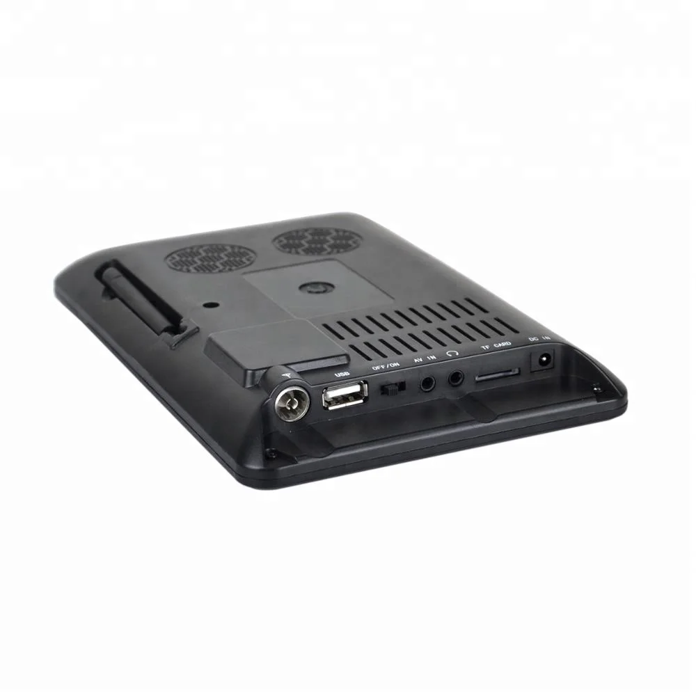 mini tv lcd portable Slim 9 inch portable dvb-t2 digital TV rechargeable portable tv
