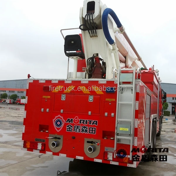 20m height elevating platform fire truck, fire fighting truck, fire rescue engine