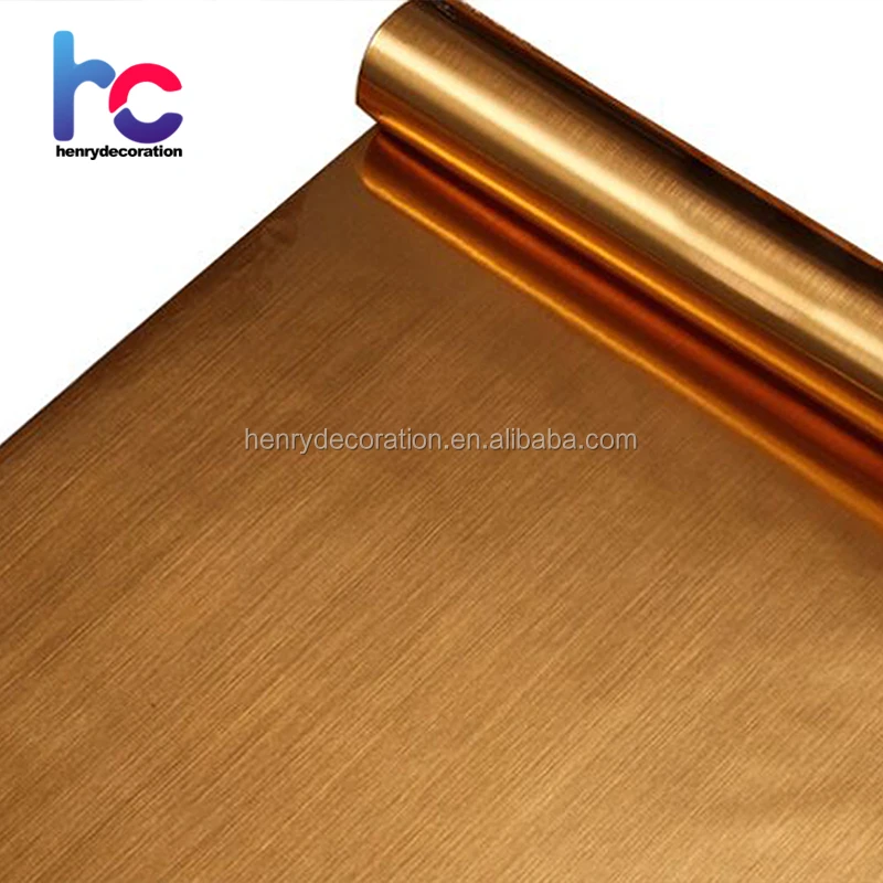 Self Adhesive Brushed Thermo Foil PVC Membrane Foil for MDF Door