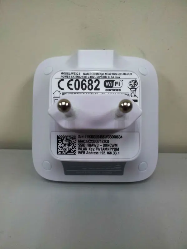 Бренд новых HUAWE WS322 СМИ беспроводной мини маршрутизатор 300M