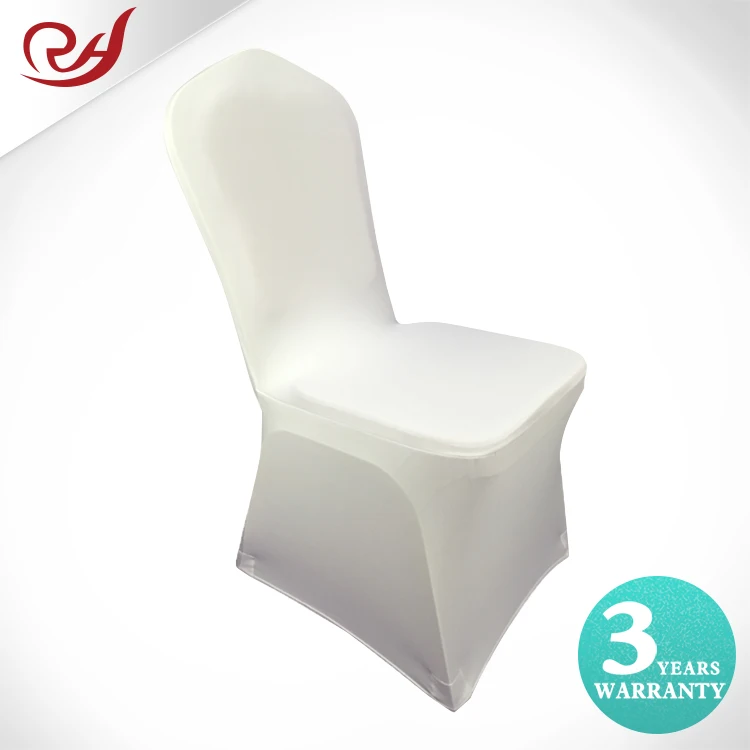 Высококачественные белые Бархатные чехлы на стулья из спандекса и лайкры для свадьбы