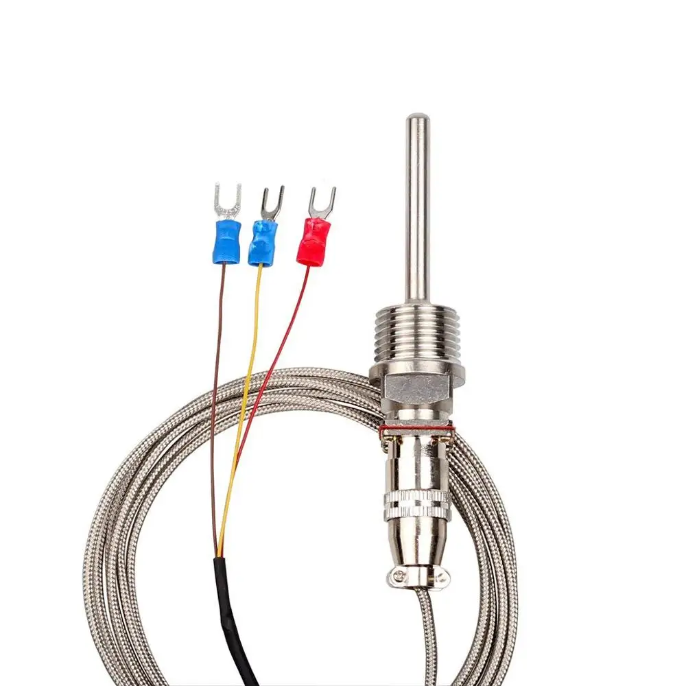 RTD Pt100 Temperature Sensor Probe 3 Wires