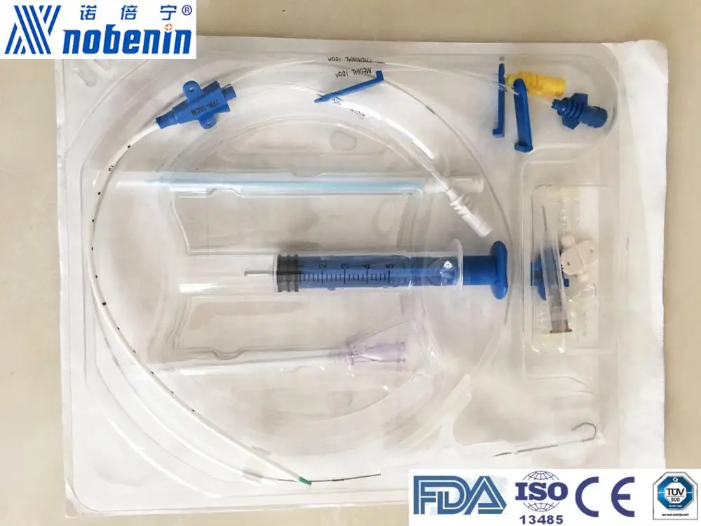 
Disposable Triple Lumen Central Venous Catheter and Central line or CVC Cannula 