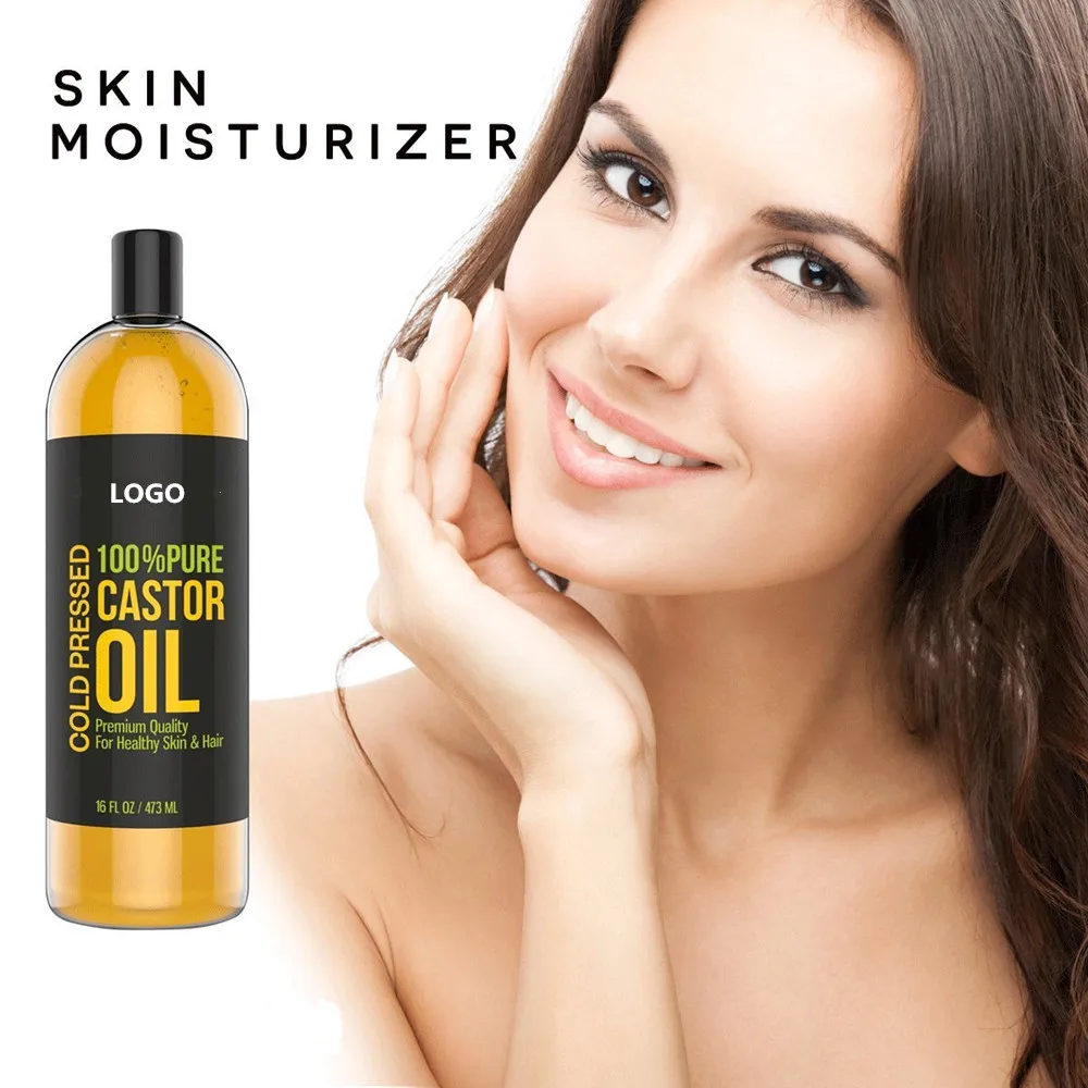 Private Label Premium Quality Cold pressed 100% Pure Castor Oil