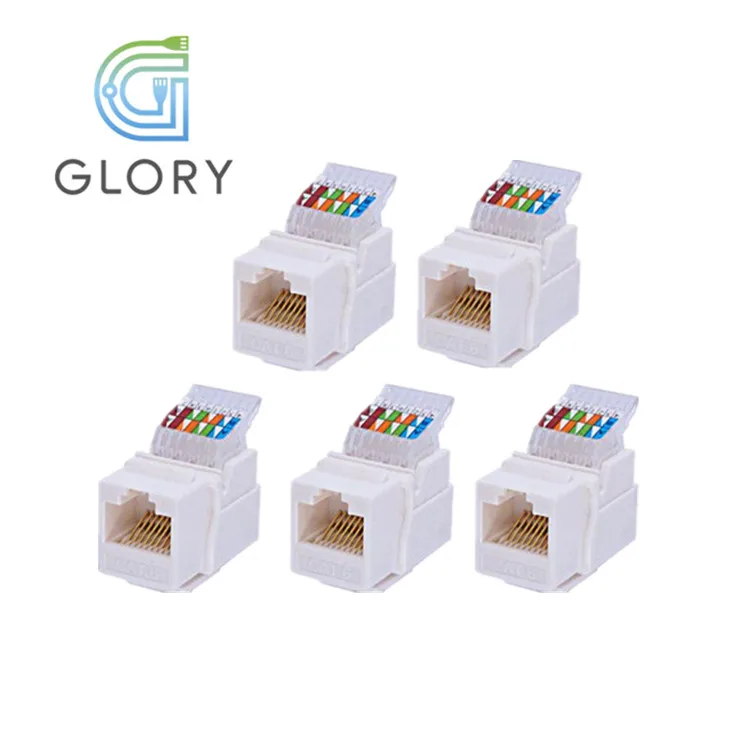 Cheap Price UTP Keystone Modular Jack Cat6 Wall Socket RJ45 Jack