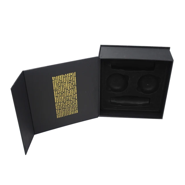 
Cheap Matte Black Cosmetic Gift Set Packaging Flip Top Boxes For Sale 