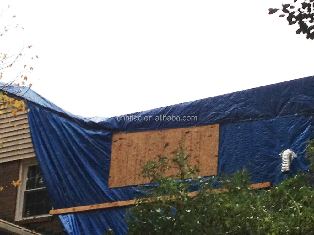 Blue Vinyl PVC Roof Tarpaulin,Roofing Cover,Roofing Tarps