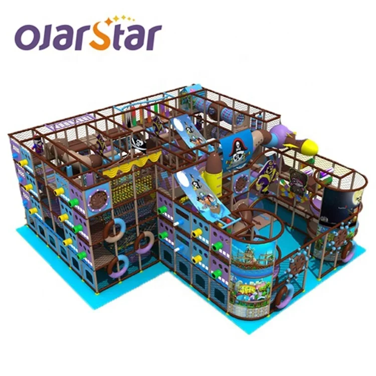 
OJARSTAR, мягкий парк развлечений, тематическое оборудование, оптовая продажа, Детская крытая игровая площадка 