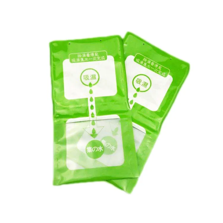 China Alibaba PET Dupont paper absorbs water reusable hanging dehumidifier bag