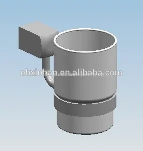 современной ванной комнаты стены монтажные принадлежности один держатель стакана с хромирование латуни базы