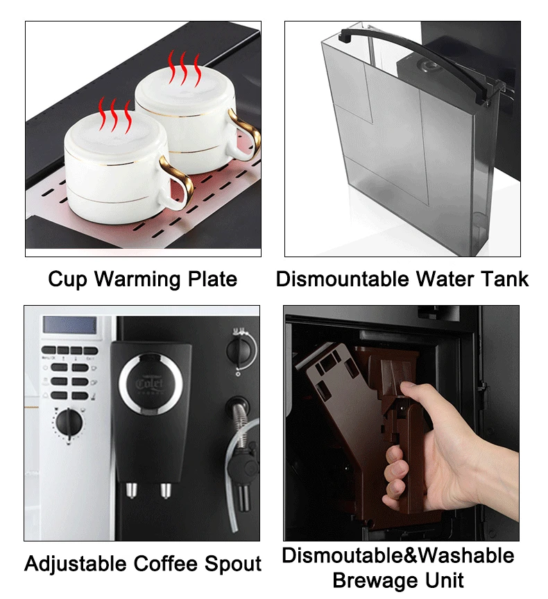 
Multi-funtional one touch cappuccino milk foam espresso maker automatic best coffee machine commercial 