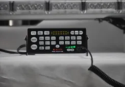 Truck Car Amber emergency New Warning led strobe light bar with SLS-171 and Speaker100W inside