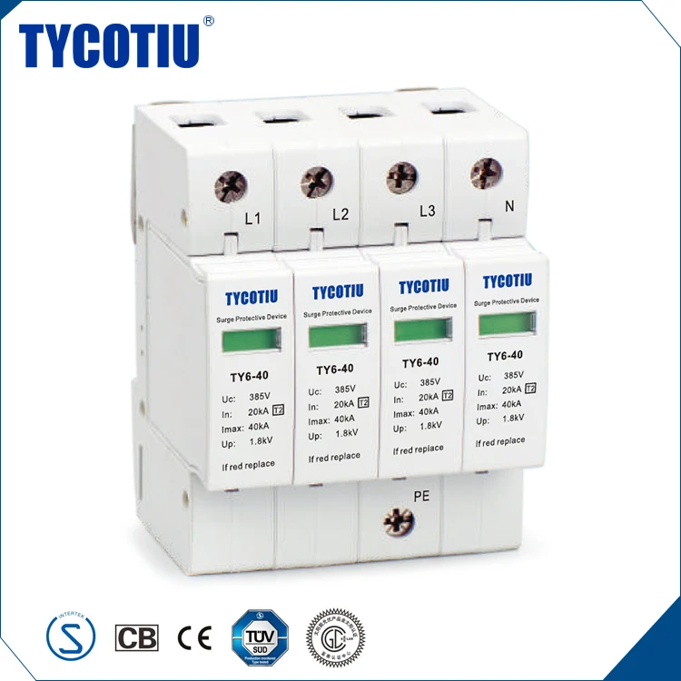 TYCOTIU Последние Продукты В Рыночной 2 Класса Удара Молнии Счетчик Устройство Защиты От Перенапряжения