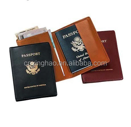 Горячие продажи кожа владельца паспорта обложка для паспорта