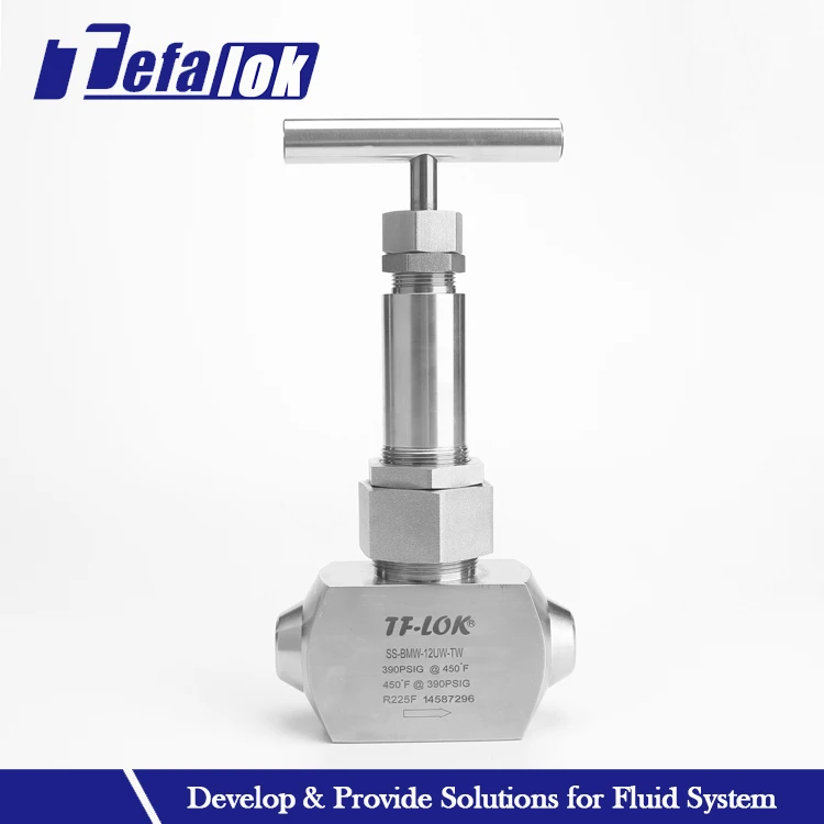 ss316 high temperature bellows-sealed needle valve