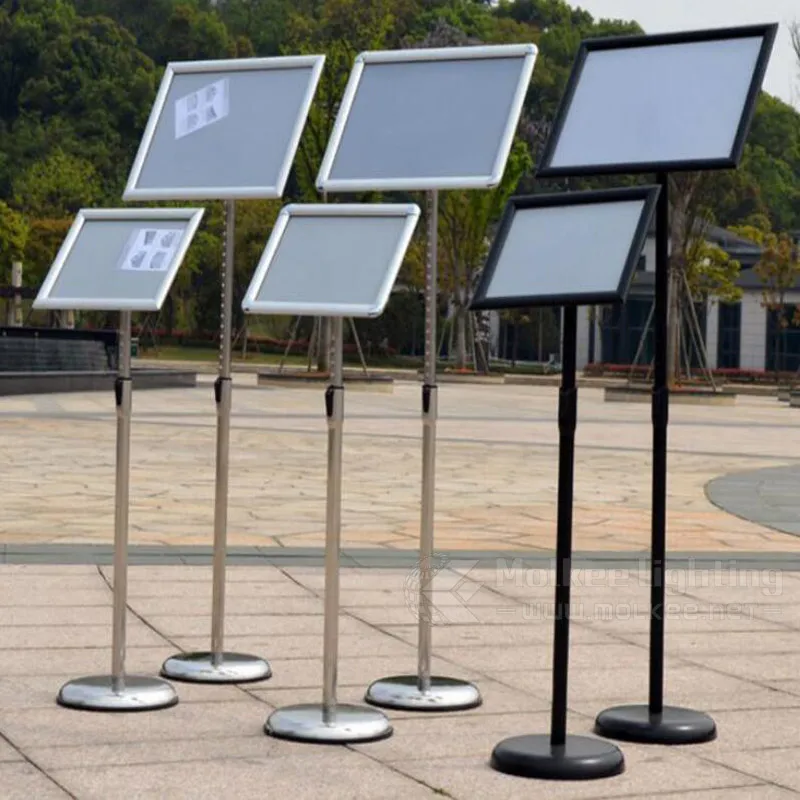 Wholesale price A4, A3, A2 size snap poster stand sign for menu display