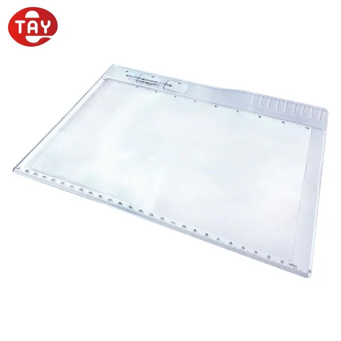 2018 hot sale 4x fresnel magnifier big optical solar circular lens