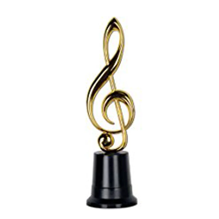 Microphone Activity Metal Trophy
