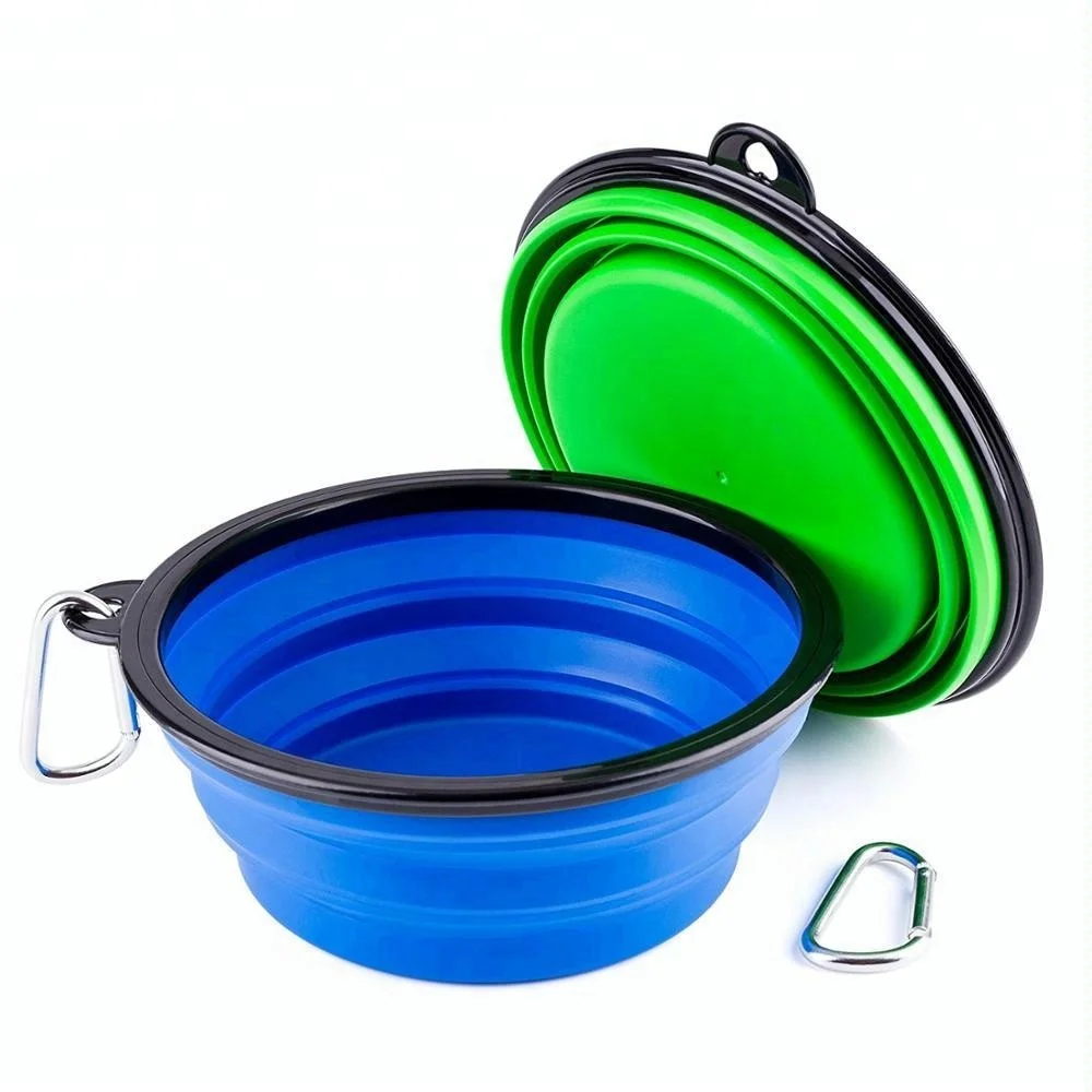 Manufacturer Price Food Grade Silicone Foldable Pet Feeder Dog Bowl