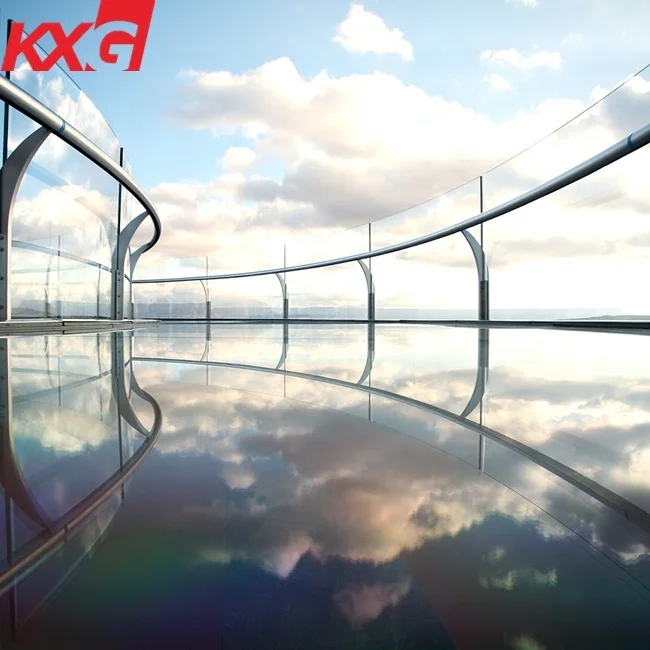 China supplier safety tempered SGP laminated glass for bridge floor
