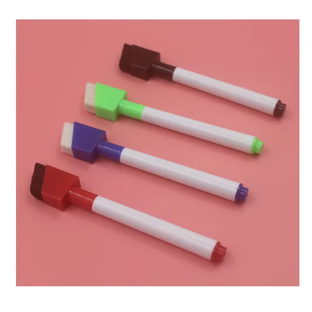 
Assorted color set slant cap dry wipe off marker pen 