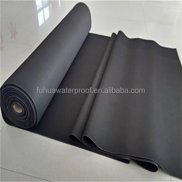 1.2 mm thickness low price EPDM rubber waterproof membrane for flat roof