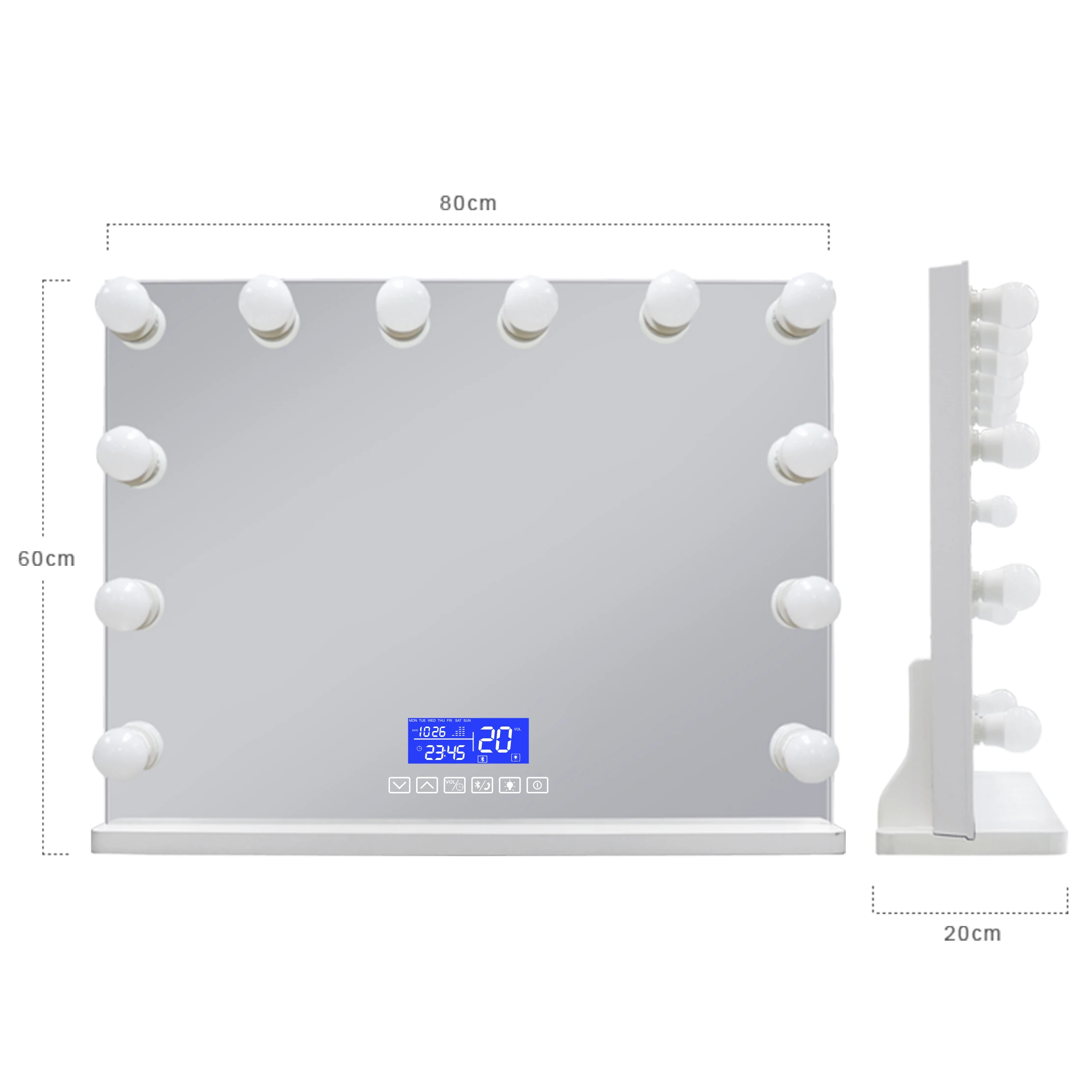 Туалетный столик Голливуд косметическое зеркало с подсветкой
