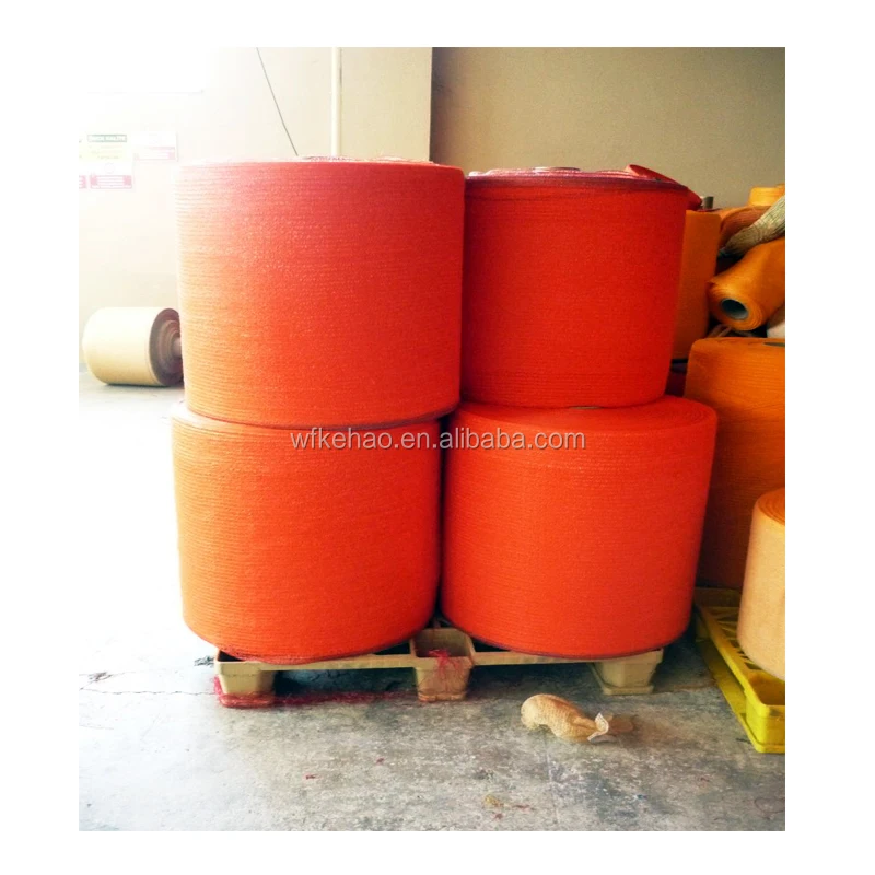 Onion polyethylene net sack Knitt mesh bag roll wholesale