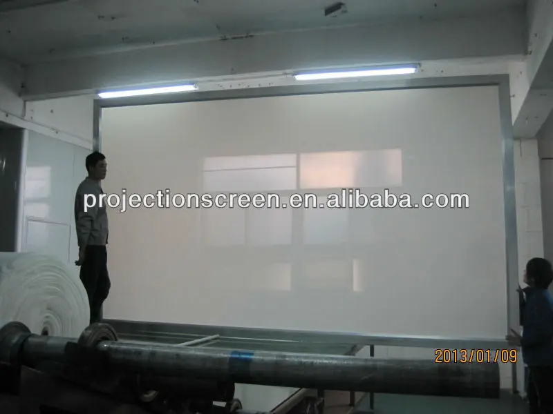135 дюймов фиксированной системе проекционный экран с 3d серебро материал великолепной 3d эффект обычай- сделал