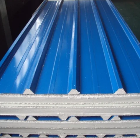 Corrugated thermal insulation eps roof aluminium wall panel sandwich panels price