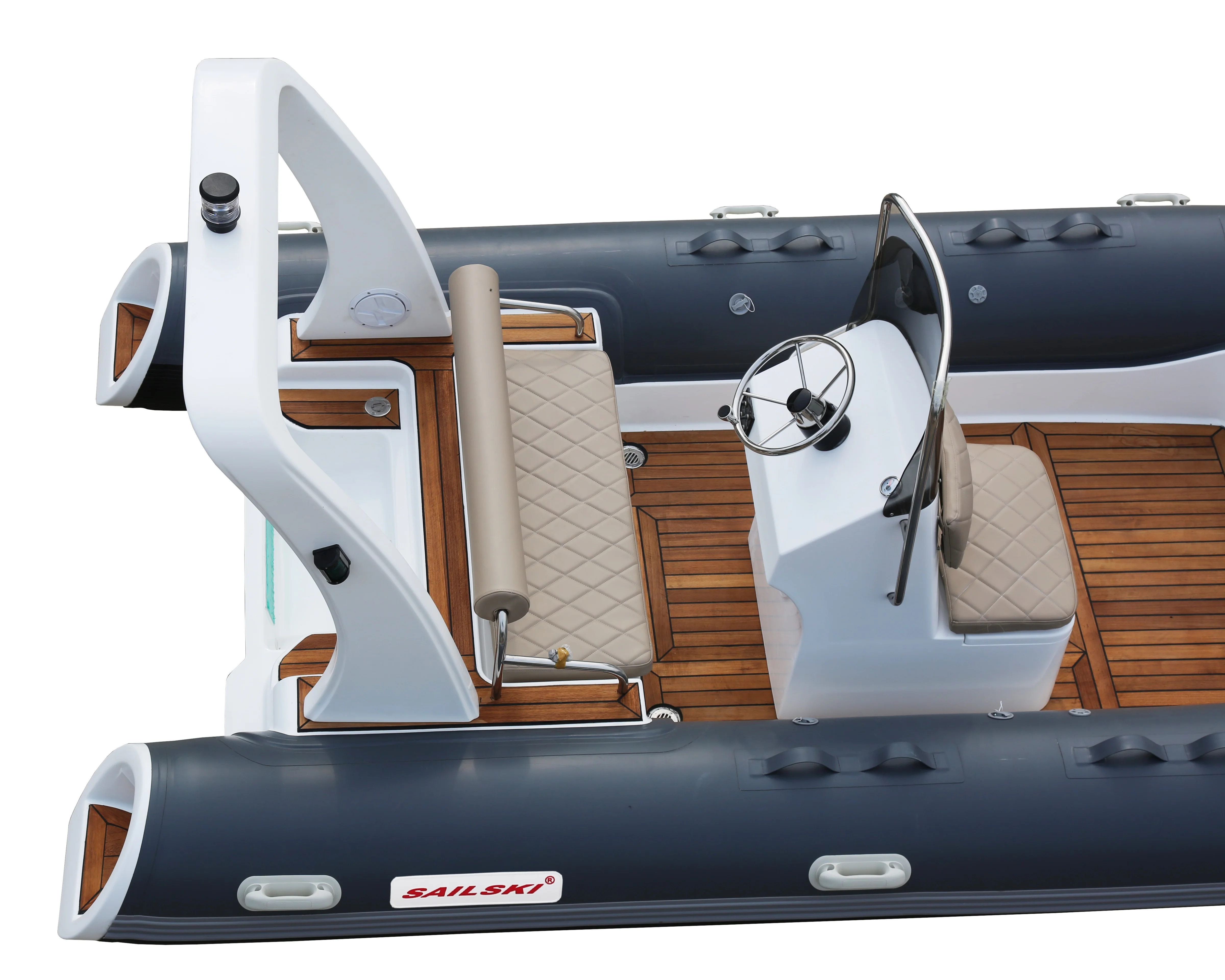 SAILSKI Hypalon rigid inflatable boat 5.5m/18ft, 90hp outboards