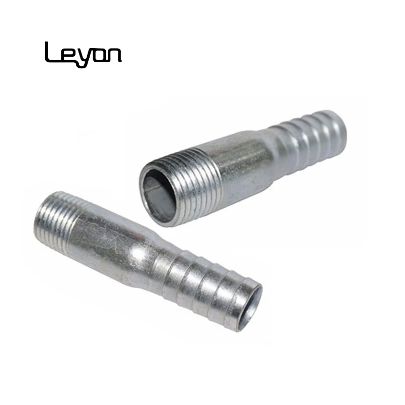 galvanized a105 forged socket fittings swage nipple bspt sch40 carbon steel hydraulic adapter /pipe nipples