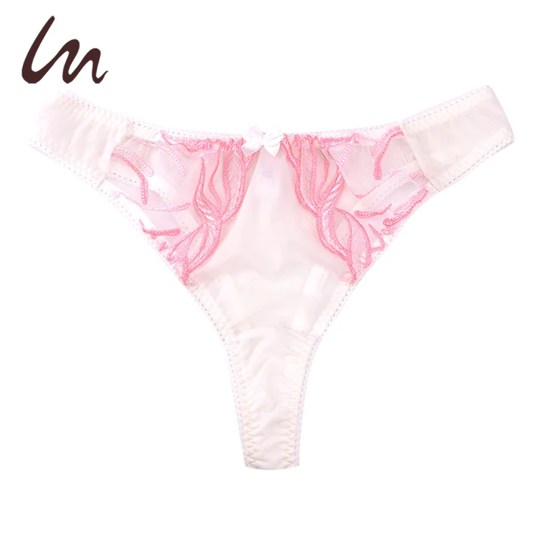 Popular Cotton Underwear Girls Lace Thongs