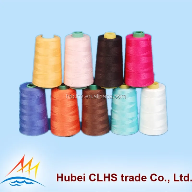 
100% polyester spun sewing thread factory cheap price 40/2 sewing thread in india 