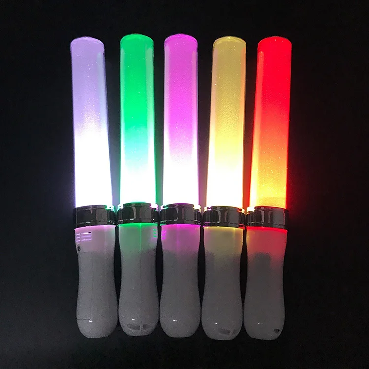 New Fashion Party and Concert Item 15 Colors Changed Led Flashlight Stick Event & Party Supplies Noise Maker