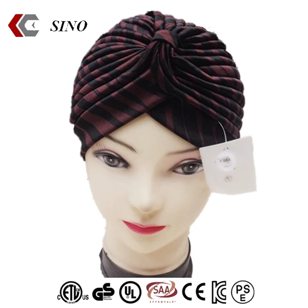 
custom hair bonnet cross cap chambray satin bonnet india arabic turban puggaree islamic hijab cap 