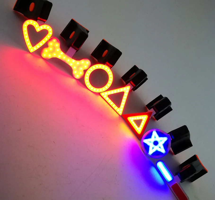 Modern Red Blue 5 Led 2 Laser Mountain Bike Lamp Cycling Warning Waterproof Rear Laser Bicycle Light