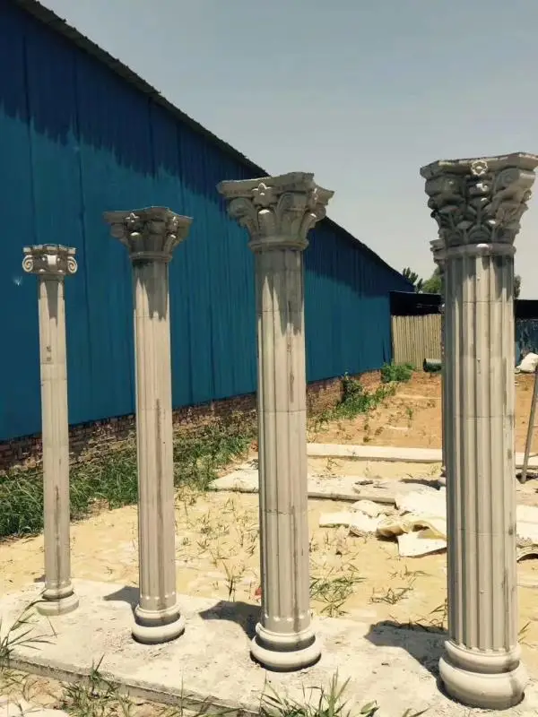 Concrete Roman column pillar plastic molds  for building