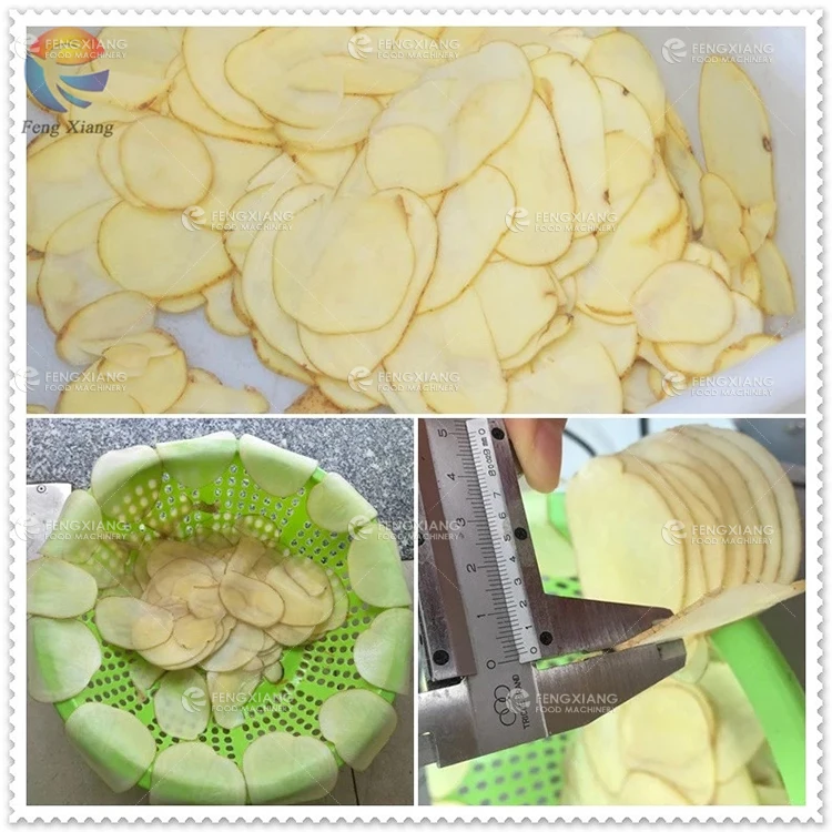 High Efficiency Cheap Price Potato Slicer Cutter Potato Chips Cutting Slicing Machine