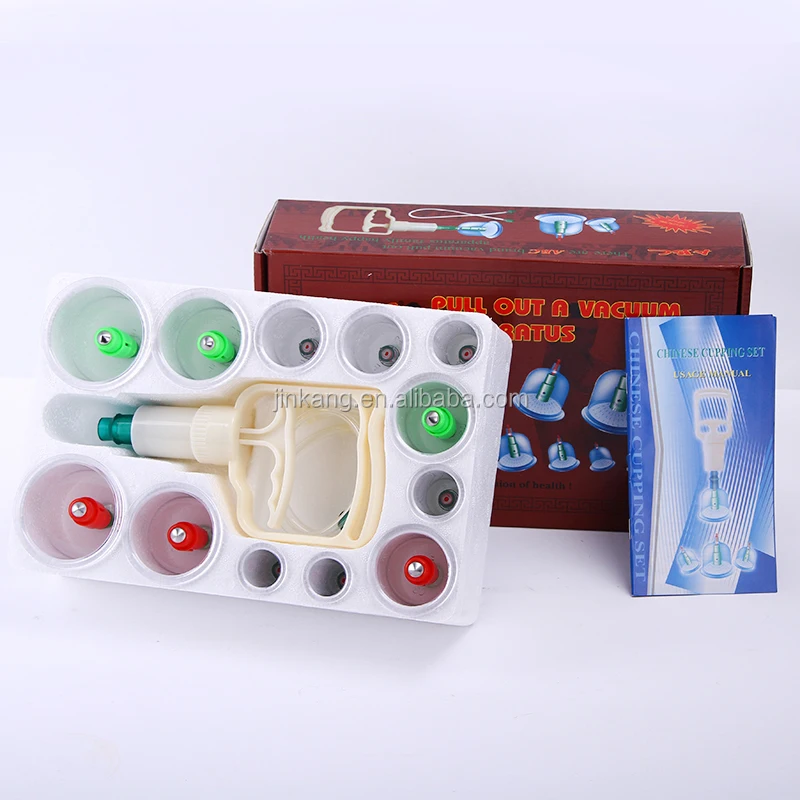 Chinese Medical Therapy Vacuum Magnetic Cupping set
